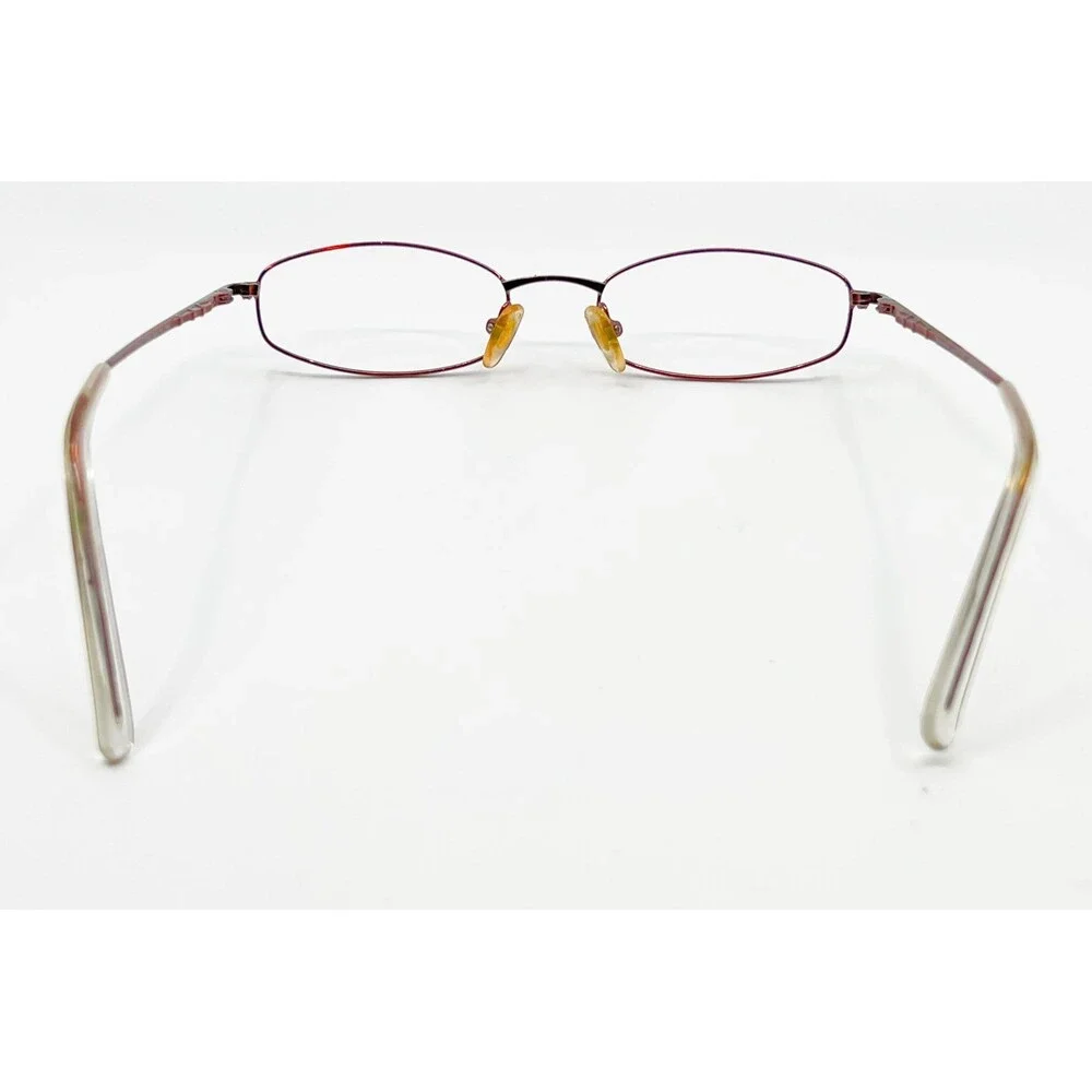 Killer Loop Eyeglasses Womens Burgundy Oval Metal Frames 7517 49-18-135